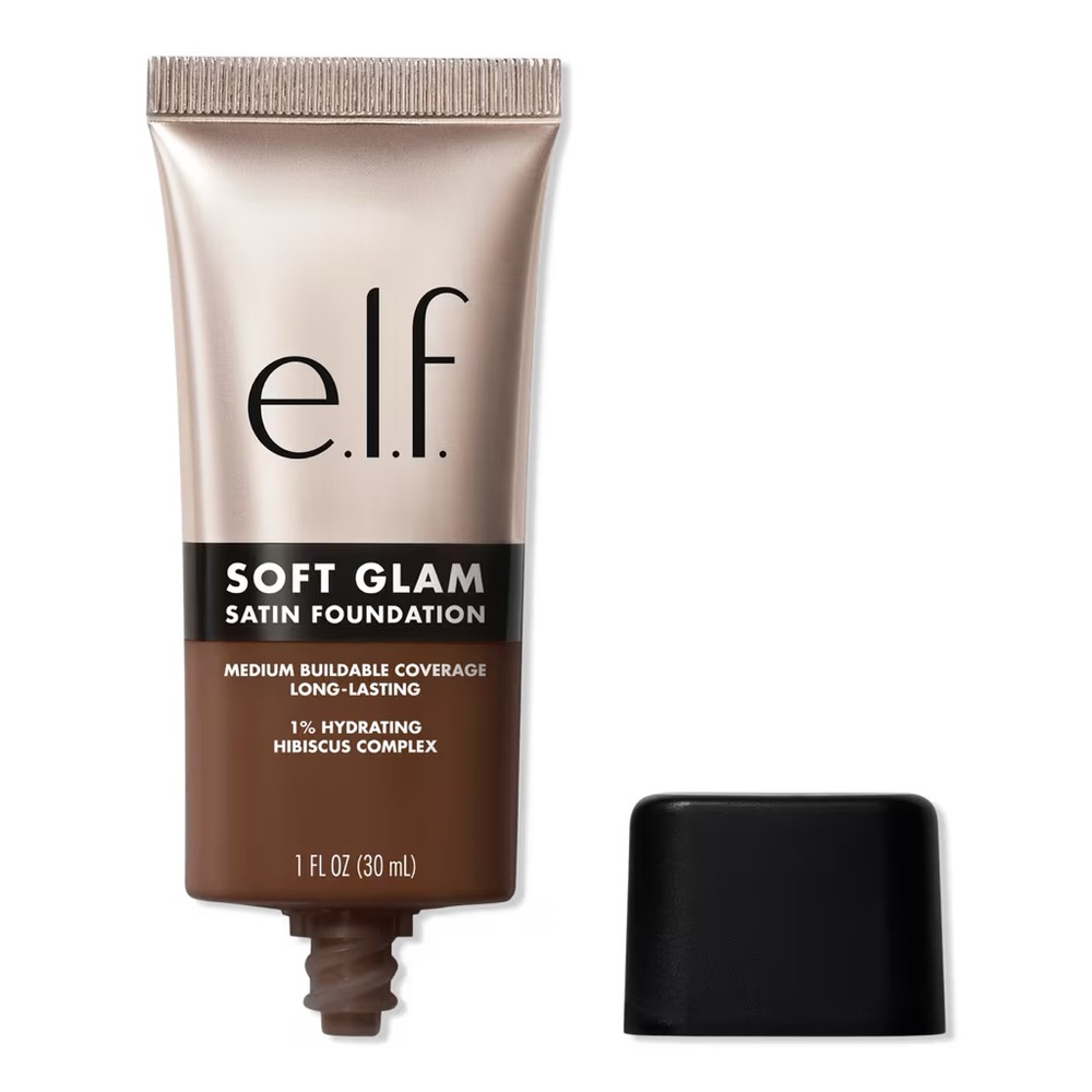 e.l.f. Soft Glam Satin Foundation - 62 Rich Warm, NEW